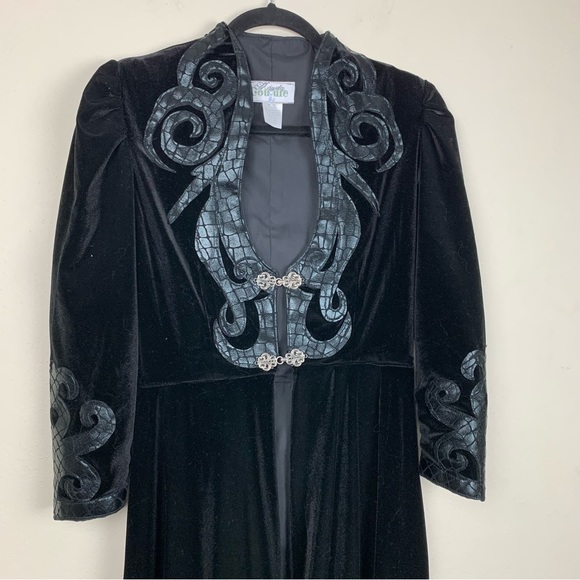 Mayela Couture custom Narcissa Malfoy Death Eater Costume Cosplay jacket - Picture 3 of 12